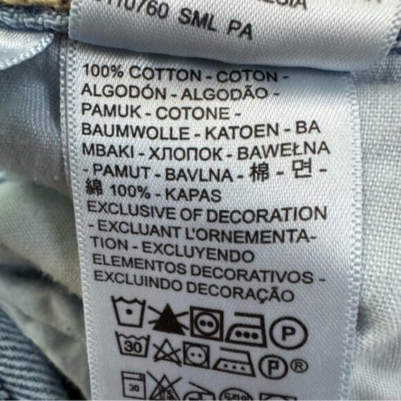 LEVI'S ‘94 Baggy Jeans. Mid Rise. 100% Cotton. Ripped Distressed. Women’s 25 - Picture 10 of 14